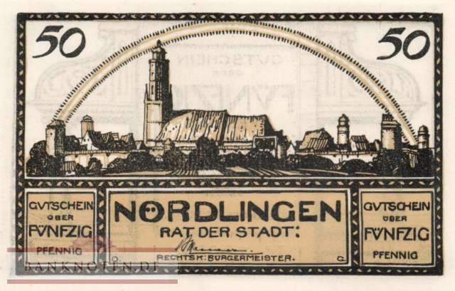 Nördlingen - 50  Pfennig (#SS0978_14-2_UNC)