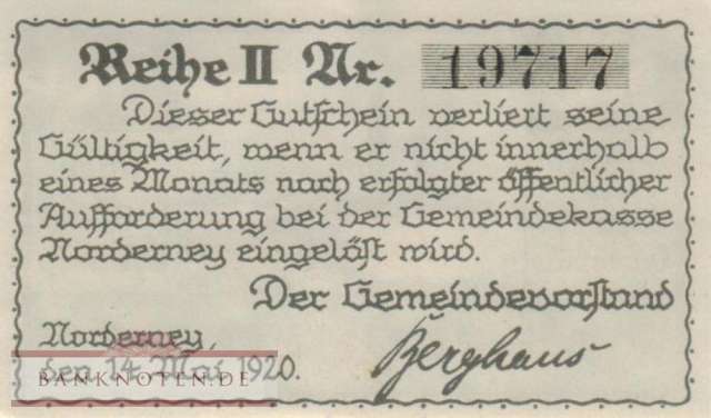 Norderney - 50  Pfennig (#SS0984_1-3_UNC)