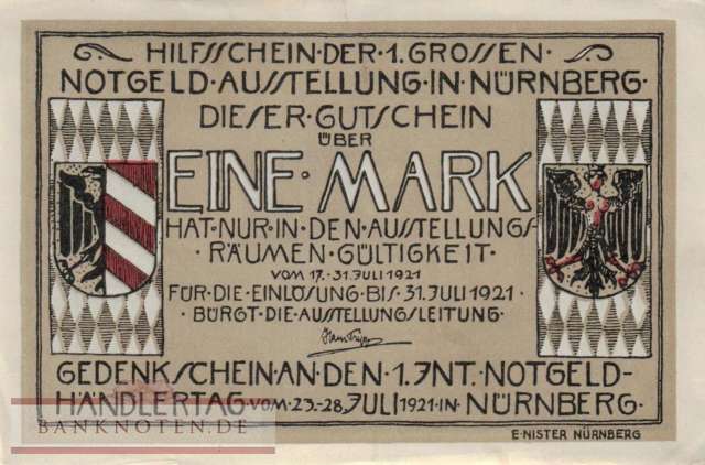Nürnberg - 1  Mark (#SS0991_1-1_AU)