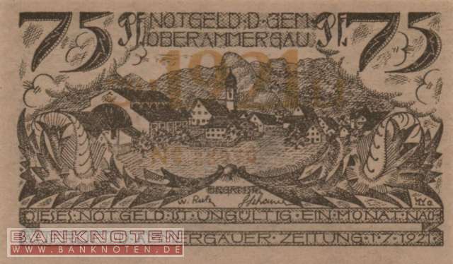 Oberammergau - 75  Pfennig (#SS0992_5-3_UNC)