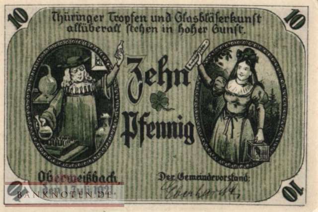 Oberweißbach - 10  Pfennig (#SS1003_1-1_UNC)