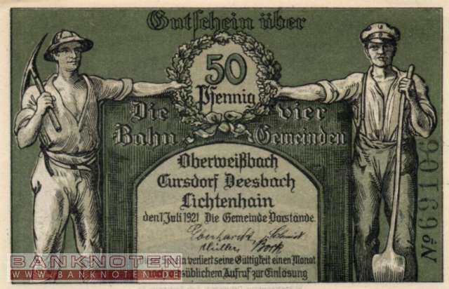 Oberweißbach - 50  Pfennig (#SS1003_1-3-1_UNC)