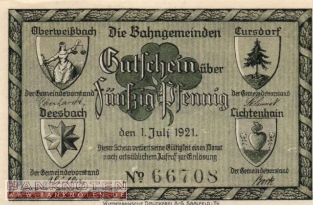Oberweißbach - 50  Pfennig (#SS1003_1-3-2_UNC)
