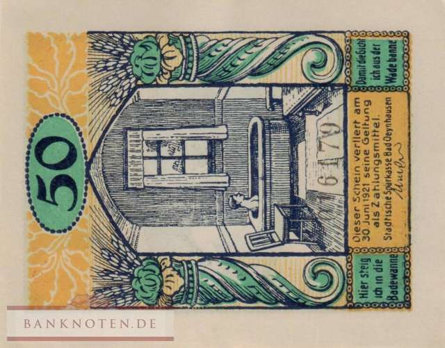 Oeynhausen, Bad - 50  Pfennig (#SS1010d_UNC)