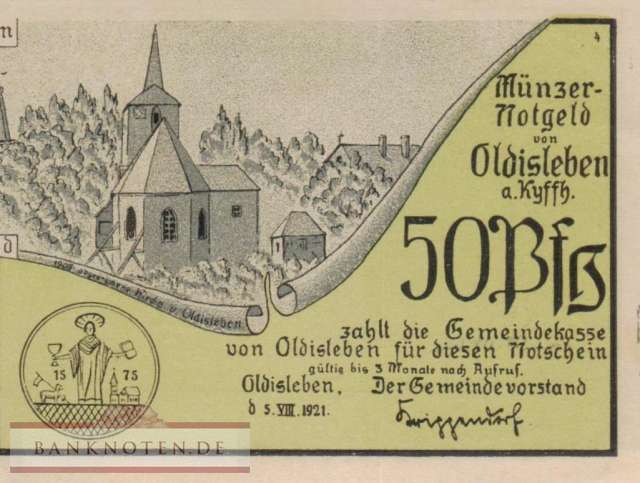 Oldisleben - 50  Pfennig (#SS1022_1a-04_UNC)