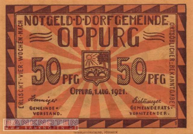 Oppurg - 50  Pfennig (#SS1023_1b-2-1_UNC)