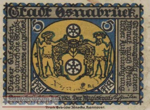 Osnabrück - 5  Pfennig (#SS1032_1-1_XF)