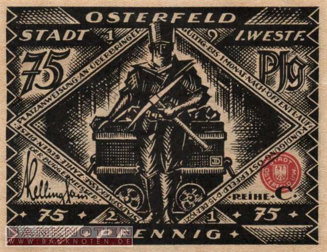 Osterfeld - 75  Pfennig (#SS1033_1C_UNC)