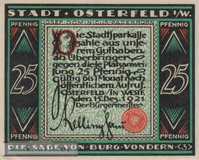 Osterfeld - 25  Pfennig (#SS1033_2-3_AU)