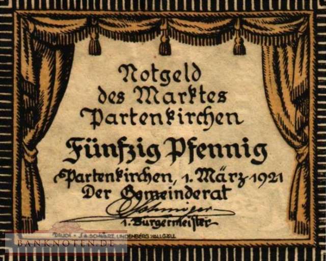 Partenkirchen - 50  Pfennig (#SS1048_1-2_UNC)