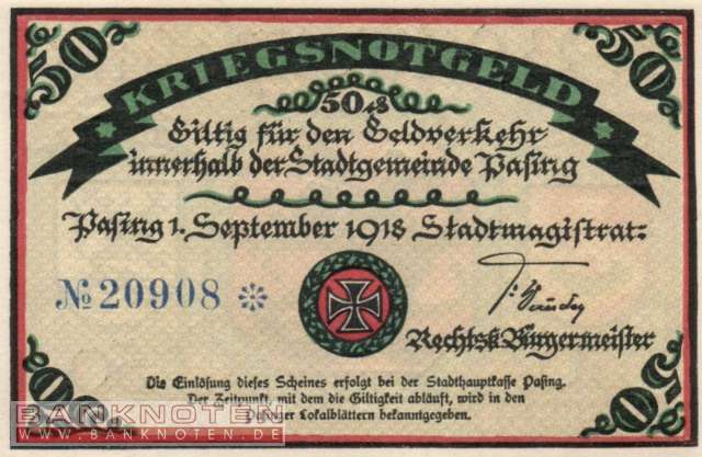 Pasing - 50  Pfennig (#SS1050_1d_UNC)