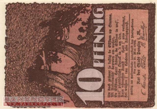 Penzlin - 10  Pfennig (#SS1055_1-1_UNC)