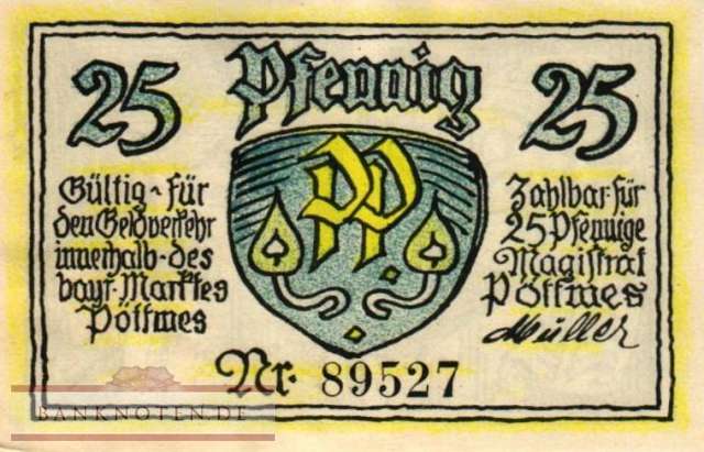 Pöttmes - 25  Pfennig (#SS1067_1-1_UNC)