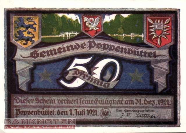 Poppenbüttel - 50  Pfennig (#SS1068_2-10_UNC)