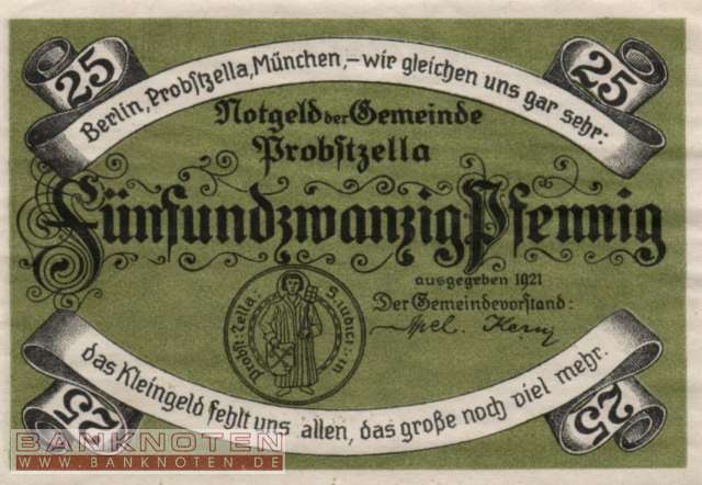 Probstzella - 25  Pfennig (#SS1078_1-1_UNC)