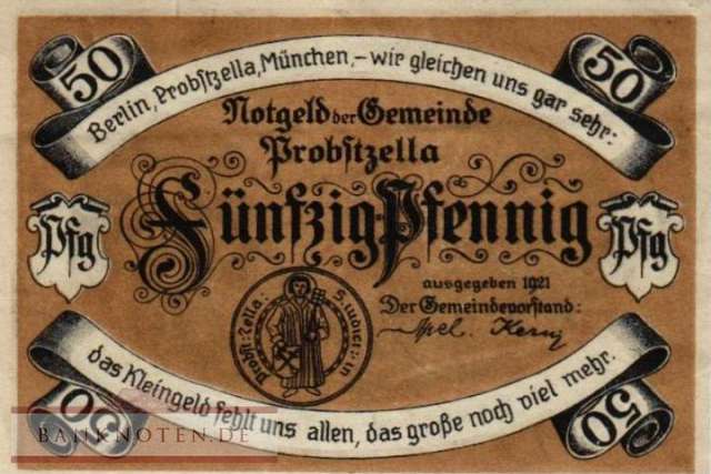 Probstzella - 50  Pfennig (#SS1078_1-2_AU)