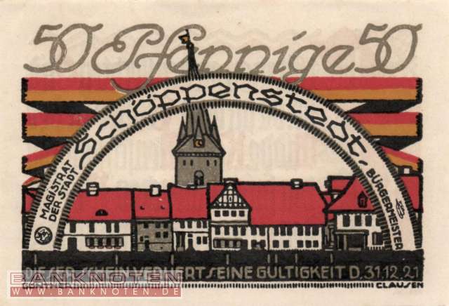 Schöppenstedt - 50  Pfennig (#SS1199_1a-5_UNC)