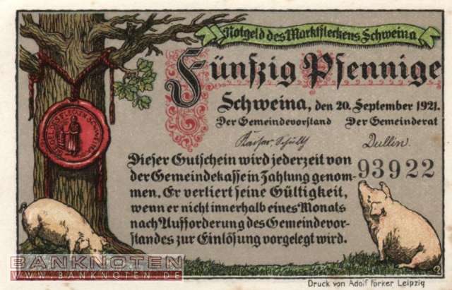 Schweina - 50  Pfennig (#SS1211_1-1_UNC)