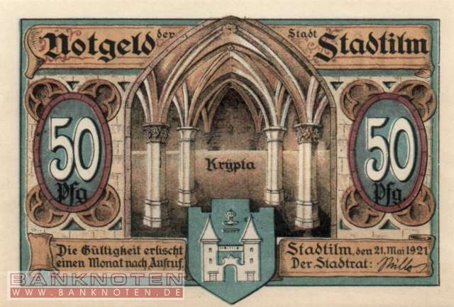 Stadtilm - 50  Pfennig (#SS1250_1-3-2_UNC)