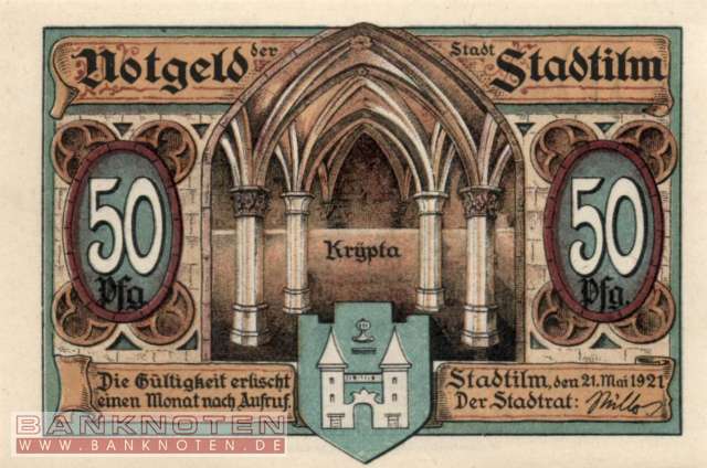 Stadtilm - 50  Pfennig (#SS1250_1-3-3_UNC)