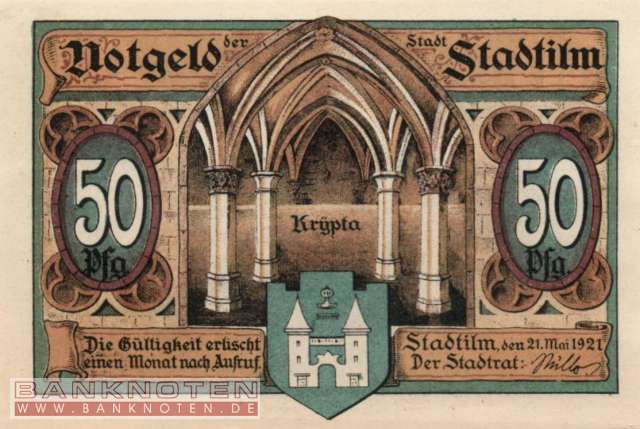 Stadtilm - 50  Pfennig (#SS1250_1-3-5_UNC)