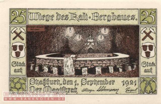 Staßfurt - 25  Pfennig (#SS1256_2b-1-3_UNC)