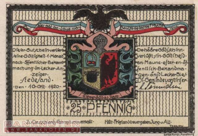 Stedesand - 25  Pfennig (#SS1259_1a-1_UNC)