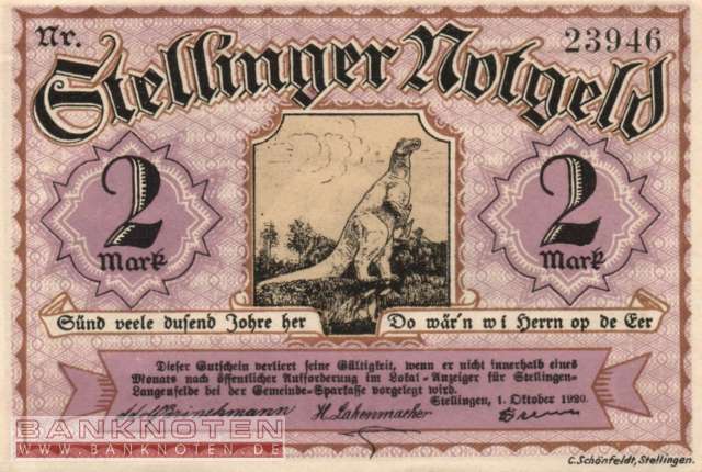 Stellingen - 2  Mark (#SS1265_1-4_UNC)