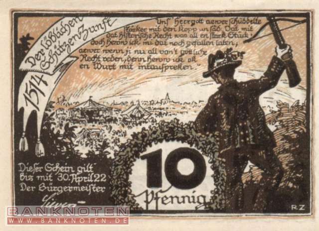 Wittenburg - 10  Pfennig (#SS1445_1-1_UNC)