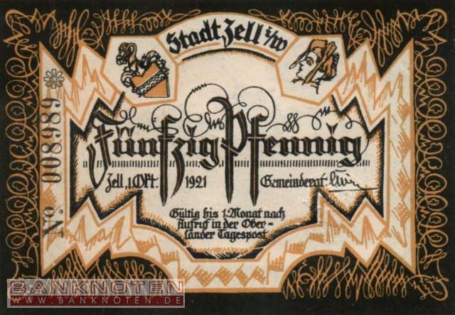 Zell - 50  Pfennig (#SS1467_1-4_UNC)