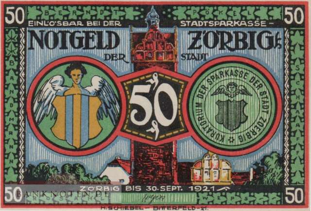 Zörbig - 50  Pfennig (#SS1475_4b-1_UNC)