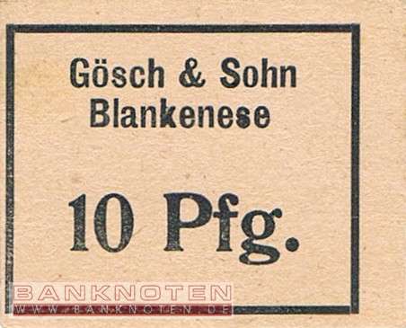 Blankenese - 10  Pfennig (#TVA0720_10-1-2B_AU)