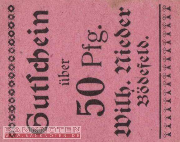 Bödefeld - 50  Pfennig (#TVA0805_35-30A_XF)