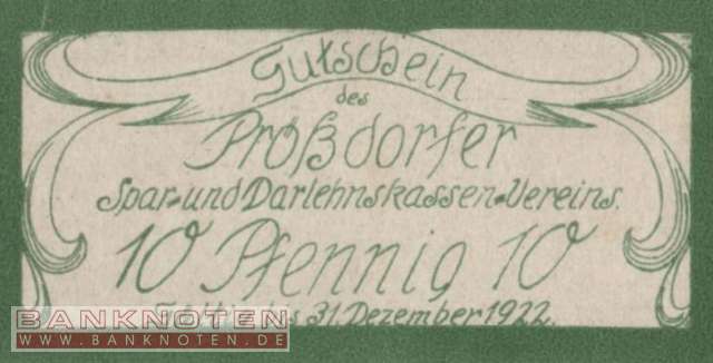 Prössdorf - 10  Pfennig (#TVA5780_10-1_UNC)