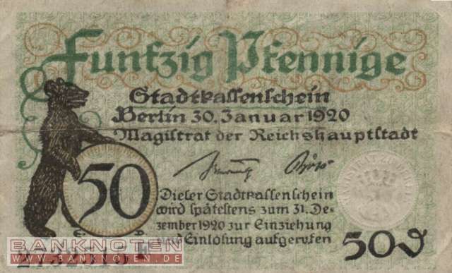 Berlin - 50  Pfennig (#VAB027_3b_VF)