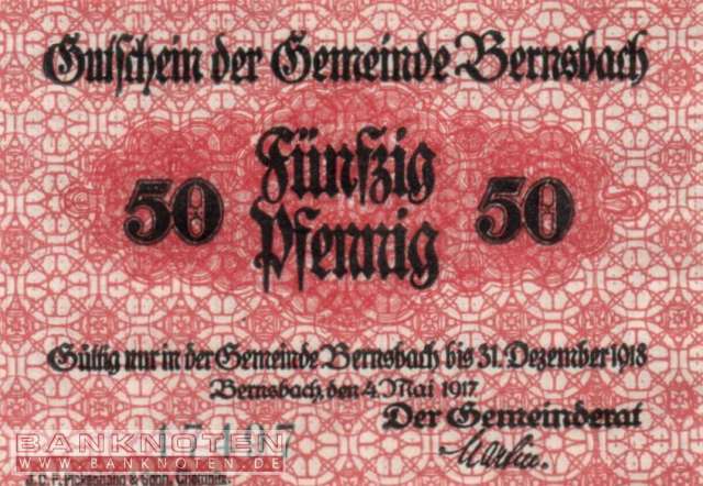 Bernsbach - 50  Pfennig (#VAB035_1b_UNC)