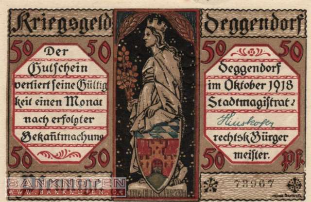 Deggendorf - 50  Pfennig (#VAD008_1b_AU)