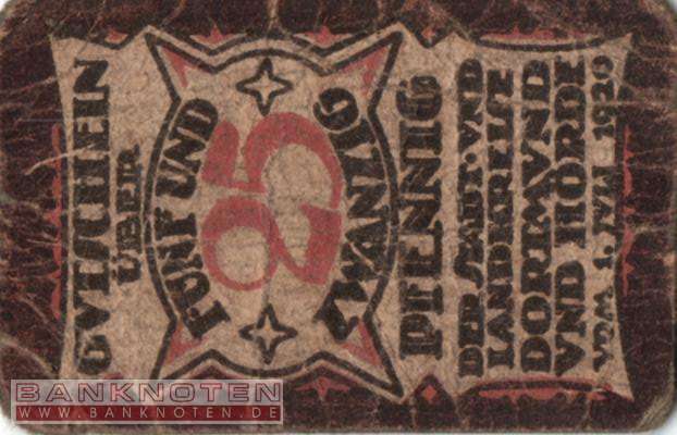 Dortmund und Hörde - 25  Pfennig (#VAD028_3d_F)