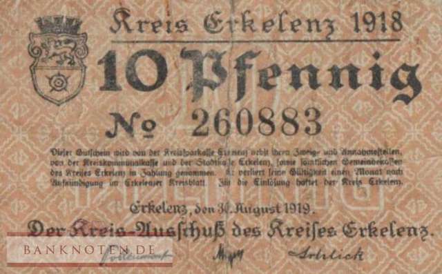 Erkelenz - 10  Pfennig (#VAE024_05_F)