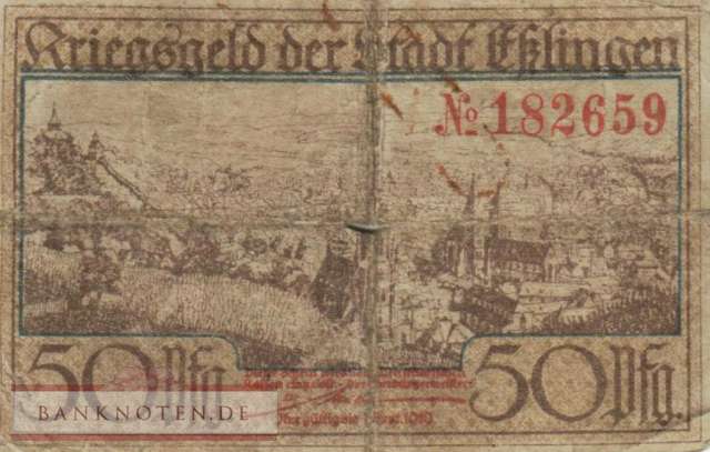 Esslingen - 50  Pfennig (#VAE030_1_VG)