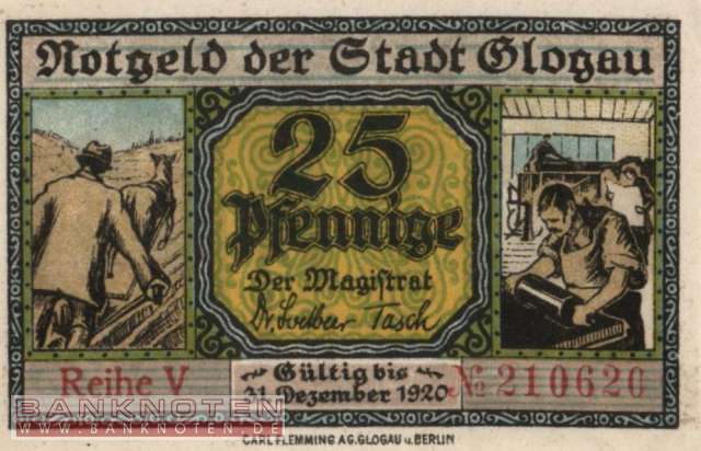 Glogau - 25  Pfennig (#VAG020_7b_AU)