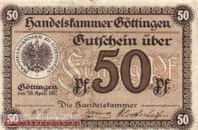 Göttingen - 50  Pfennig (#VAG025_1c_XF)