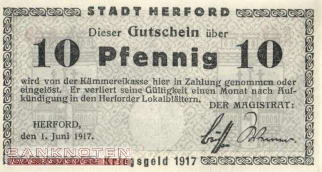 Herford - 10  Pfennig (#VAH028_1b_UNC)