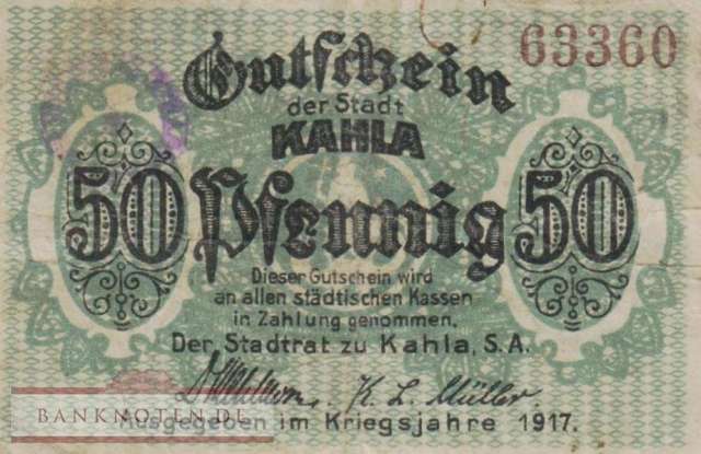 Kahla - 50  Pfennig (#VAK001_4_VG)
