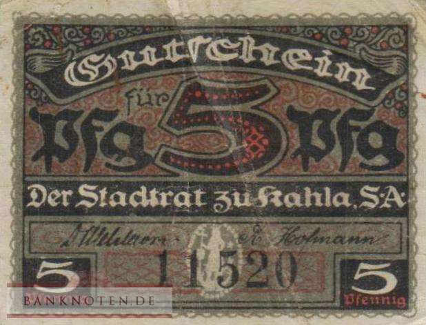 Kahla - 5  Pfennig (#VAK001_7a_F)