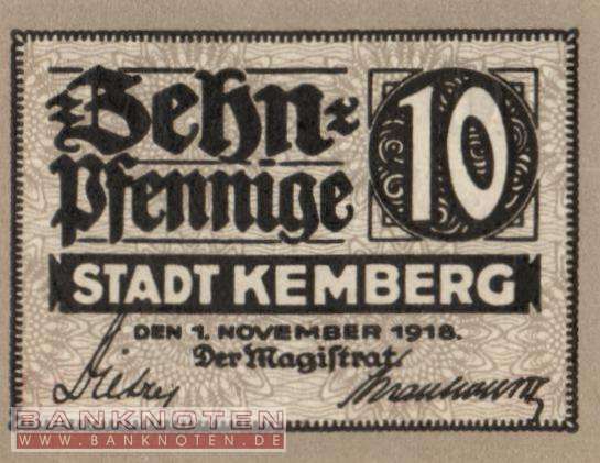 Kemberg - 10  Pfennig (#VAK019_1bD_UNC)