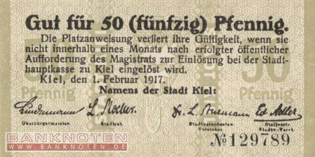 Kiel - 50  Pfennig (#VAK022_3_UNC)