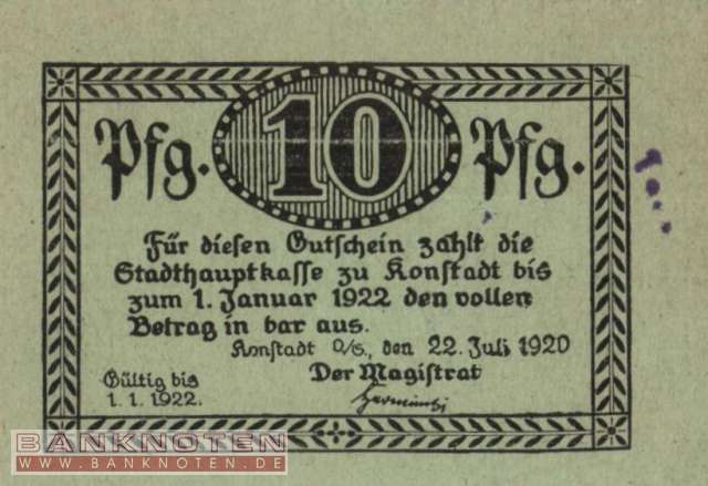 Konstadt - 10  Pfennig (#VAK043_7a_UNC)