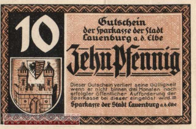 Lauenburg - 10  Pfennig (#VAL018_1_XF)