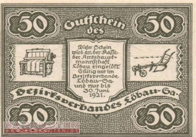 Löbau - 50  Pfennig (#VAL058_6d_UNC)